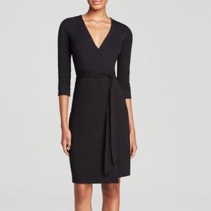 DVF Black Wrap Classy Dress